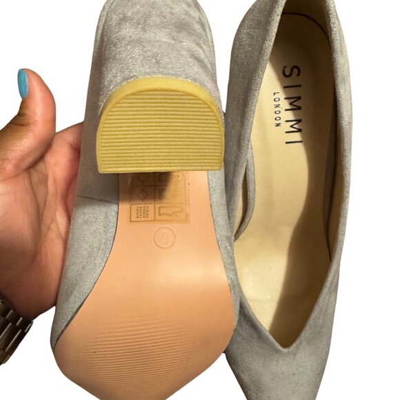 Simmi Gray Pumps Size 8 - Picture 3 of 4